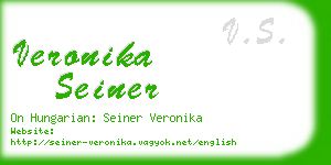 veronika seiner business card